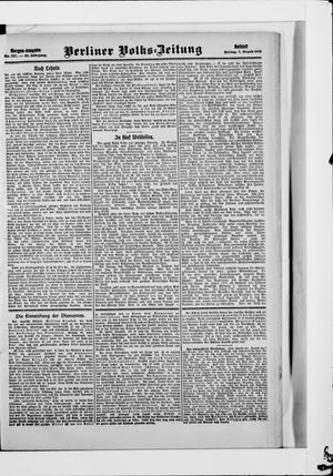 Berliner Volkszeitung on Aug 7, 1908