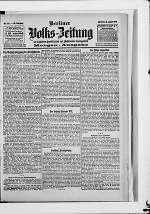 Berliner Volkszeitung vom 12.08.1908