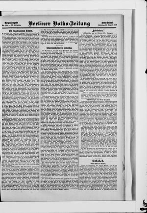 Berliner Volkszeitung vom 16.08.1908