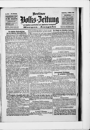 Berliner Volkszeitung on Oct 1, 1908