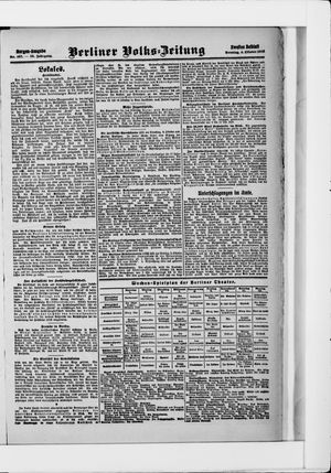 Berliner Volkszeitung vom 04.10.1908
