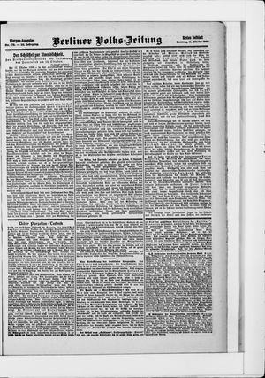 Berliner Volkszeitung vom 11.10.1908