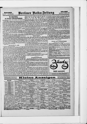 Berliner Volkszeitung vom 11.10.1908