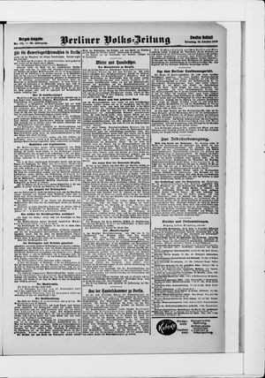 Berliner Volkszeitung vom 13.10.1908