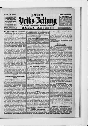 Berliner Volkszeitung vom 13.10.1908