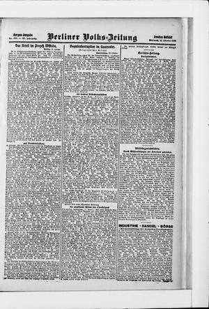 Berliner Volkszeitung on Oct 21, 1908