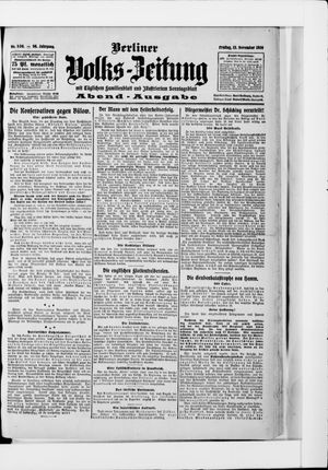 Berliner Volkszeitung vom 13.11.1908