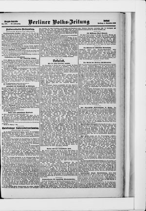 Berliner Volkszeitung vom 04.12.1908