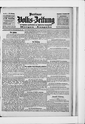 Berliner Volkszeitung on Dec 5, 1908