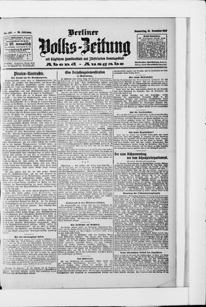 Berliner Volkszeitung vom 10.12.1908