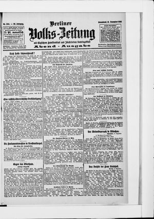 Berliner Volkszeitung vom 12.12.1908