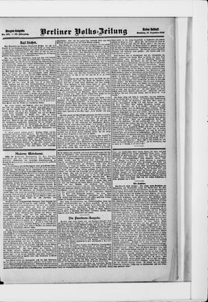 Berliner Volkszeitung vom 13.12.1908