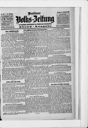 Berliner Volkszeitung vom 14.12.1908