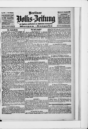 Berliner Volkszeitung vom 16.12.1908