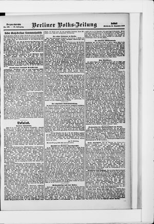 Berliner Volkszeitung vom 16.12.1908