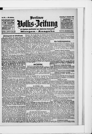 Berliner Volkszeitung vom 17.12.1908