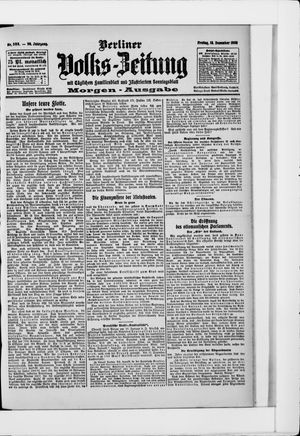 Berliner Volkszeitung vom 18.12.1908