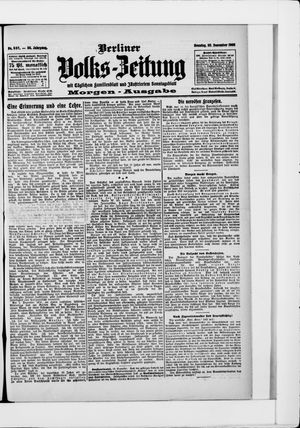 Berliner Volkszeitung vom 20.12.1908