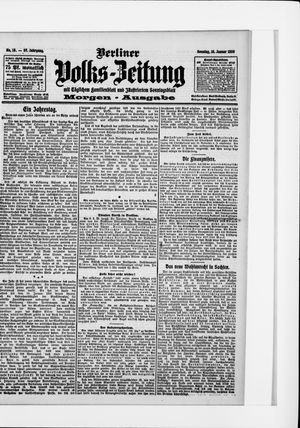 Berliner Volkszeitung on Jan 10, 1909