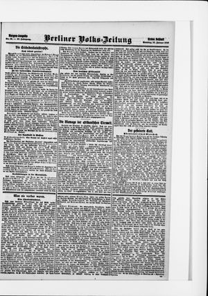 Berliner Volkszeitung vom 10.01.1909