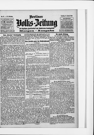 Berliner Volkszeitung on Jan 17, 1909