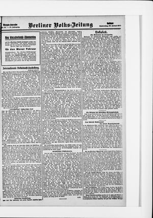 Berliner Volkszeitung on Jan 28, 1909