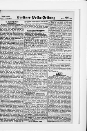 Berliner Volkszeitung vom 05.02.1909