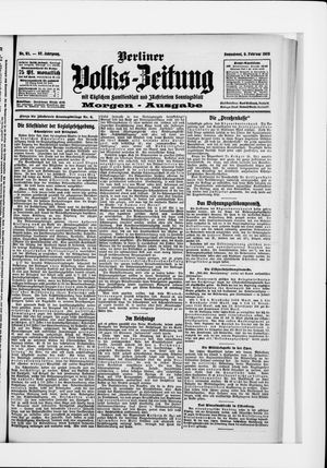 Berliner Volkszeitung vom 06.02.1909