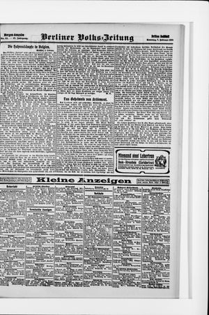Berliner Volkszeitung vom 07.02.1909