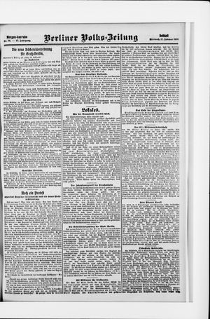 Berliner Volkszeitung vom 17.02.1909