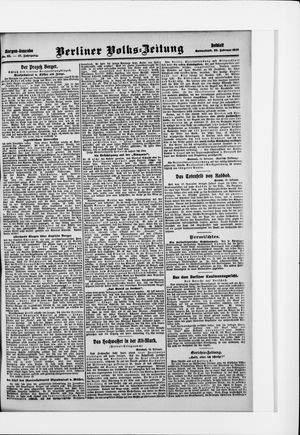Berliner Volkszeitung vom 20.02.1909