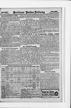 Berliner Volkszeitung vom 28.02.1909