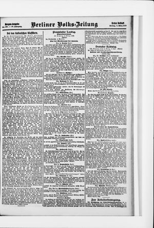 Berliner Volkszeitung vom 05.03.1909