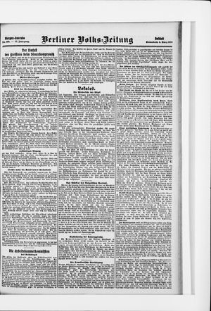 Berliner Volkszeitung vom 06.03.1909