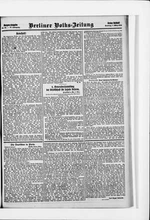 Berliner Volkszeitung vom 07.03.1909
