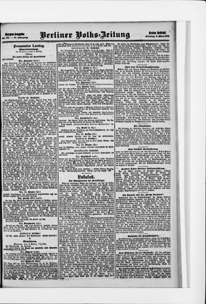 Berliner Volkszeitung vom 09.03.1909