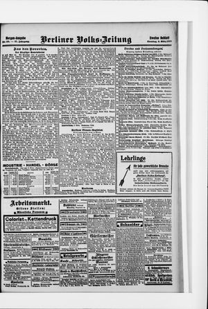 Berliner Volkszeitung vom 09.03.1909