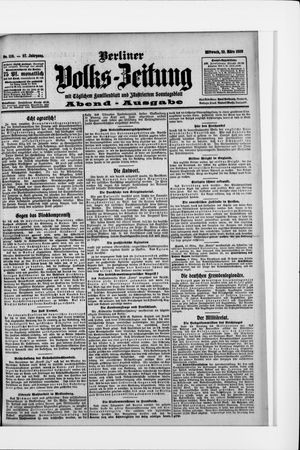 Berliner Volkszeitung vom 10.03.1909