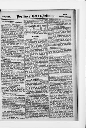 Berliner Volkszeitung vom 11.03.1909
