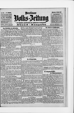 Berliner Volkszeitung vom 17.03.1909