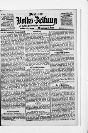 Berliner Volkszeitung vom 23.03.1909
