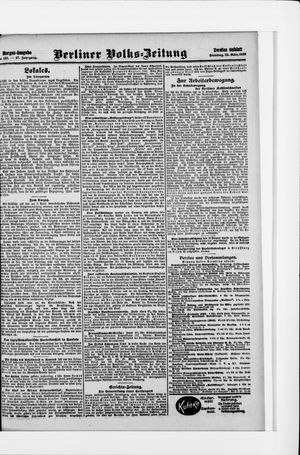 Berliner Volkszeitung vom 23.03.1909