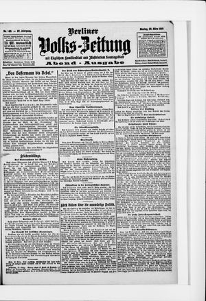 Berliner Volkszeitung vom 29.03.1909