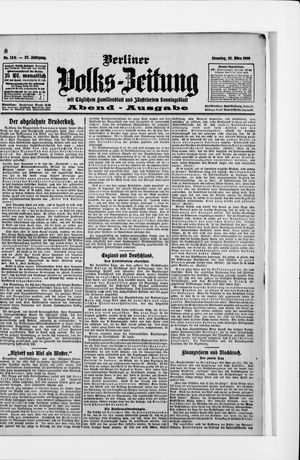 Berliner Volkszeitung vom 30.03.1909