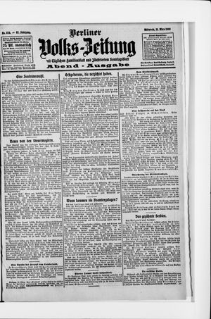 Berliner Volkszeitung vom 31.03.1909