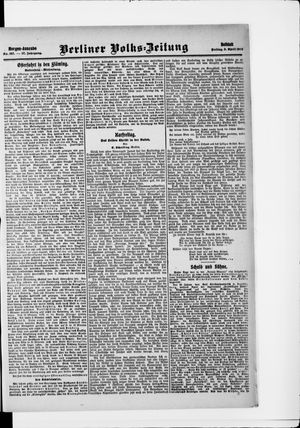 Berliner Volkszeitung vom 09.04.1909