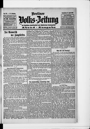 Berliner Volkszeitung on Apr 17, 1909