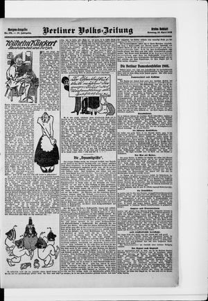 Berliner Volkszeitung vom 18.04.1909