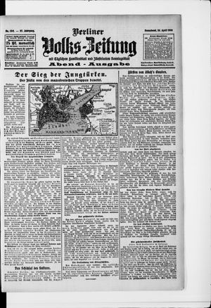 Berliner Volkszeitung vom 24.04.1909