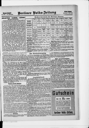 Berliner Volkszeitung vom 02.05.1909